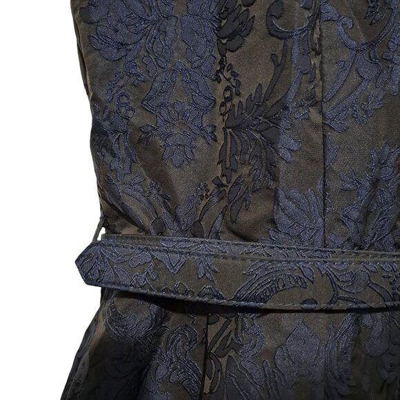 City Chic Ornate Dress - Black and Navy Size 18/M NWT - Picture 7 of 15